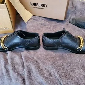 Burberry Link Detail Leather Brogues Men\'s Dress Shoe Burberry | Shoes | Burberry Link Detail Leather Brogues Mens  main image 2
